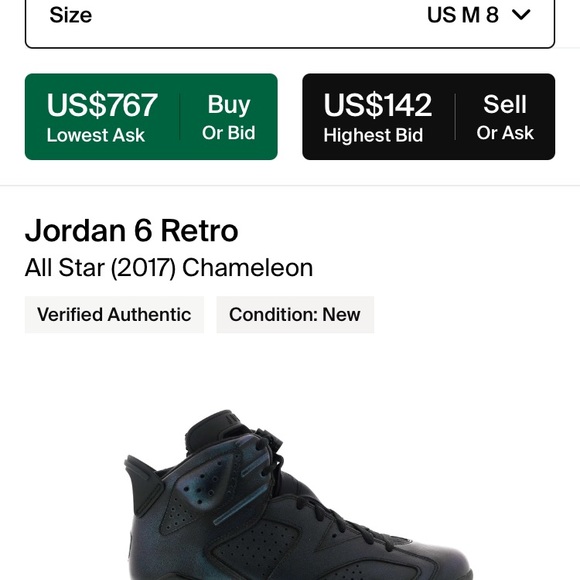 Jordan 6 chameleon - Picture 5 of 5